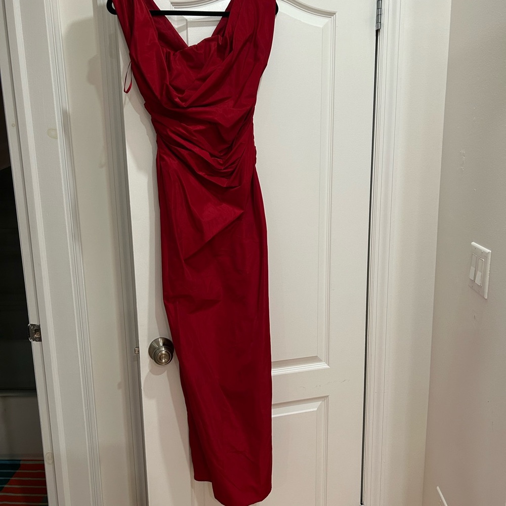 Staud Andrea Red Evening Dress - Picture 2 of 4